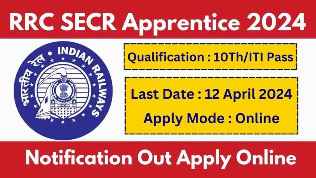 Rrc Secr Apprentice Recruitment Notification Out Apply Online Start