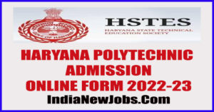Haryana Polytechnic Admission 2022