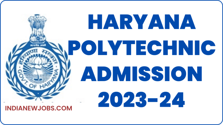 Haryana Polytechnic Admission 2023-24