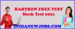 Hartron Free Mock Test 2021