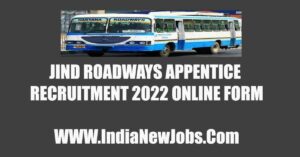 Jind Roadways Apprentice 2023 Notification and Apply Online @apprenticeshipindia.gov.in