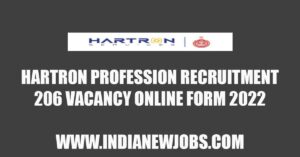Hartron Computer Professional Recruitment 2022