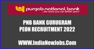 Pnb bank gurugram recruitment 2022