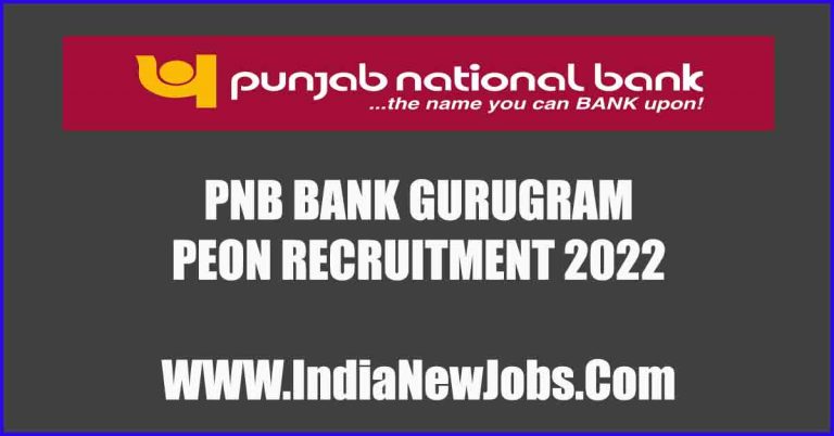 Pnb bank gurugram recruitment 2022