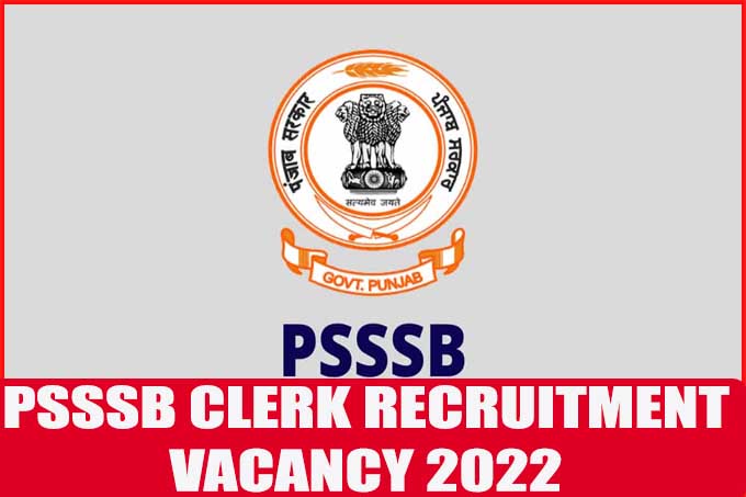 PSSSB Clerk recruitment 2022