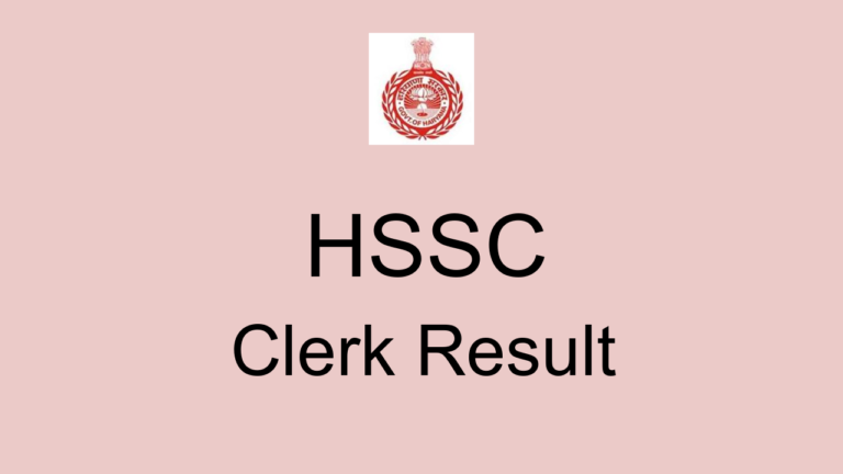 HSSC Clerk 05/2019 revised result