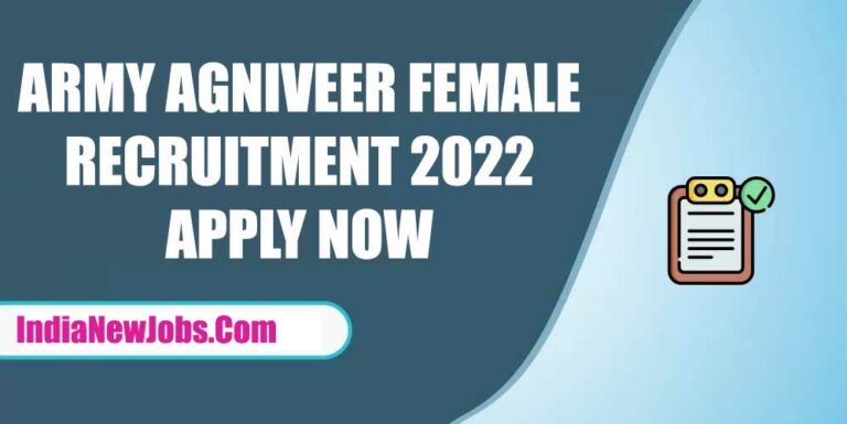 Army Female Agniveer Recruitment 2022