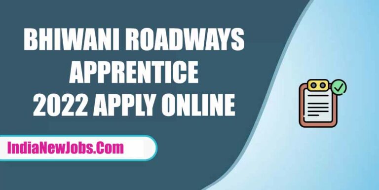 Bhiwani Roadways Apprentice 2022