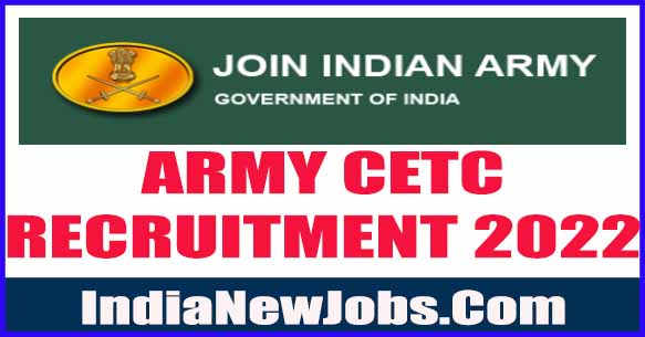 Army CETC Recruitment 2022