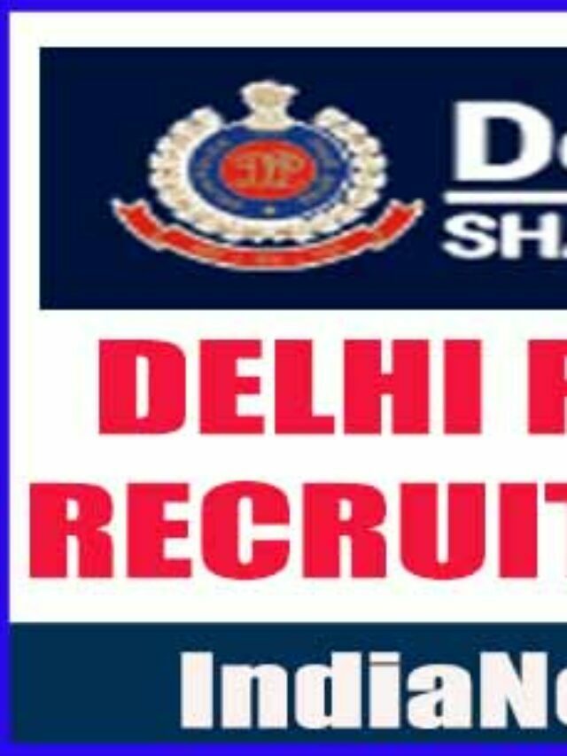 Delhi Police MTS Vacancy 2022 Notification Apply Online Form