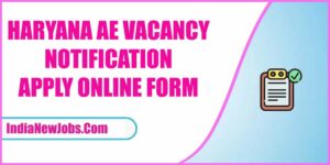 Haryana AE Recruitment 2022-23 Notification Apply Online