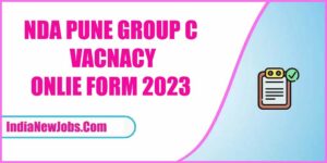 NDA Pune Recruitment 2023 Notification Apply Online