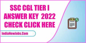 SSC CGL Tier I Answer Key 2022