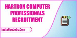 Hartron Computer Professionals Recruitment 2023