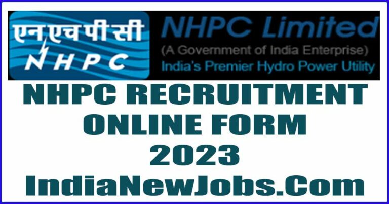 NHPC Apprentice Recruitment 2023 Online Form