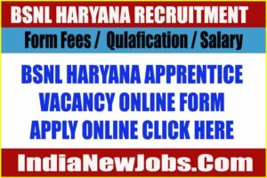 BSNL Haryana Apprentice 2023