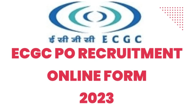 ECGC PO Recruitment 2023
