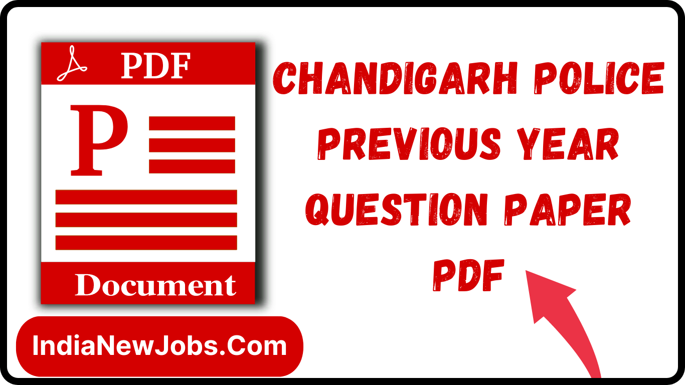 Chandigarh Police Previous Year Question Papers 2023 pdf