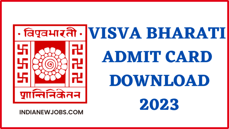 Visva Bharati Admit Card 2023