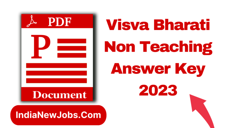 Visva Bharati Answer Key 2023