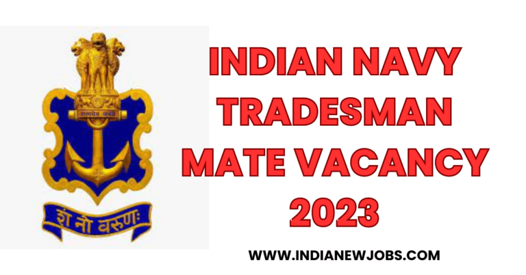NAVY Tradesman Mate Vacancy 2023