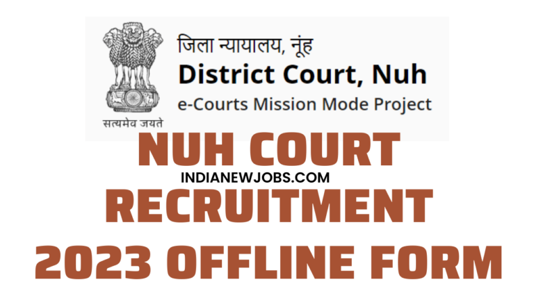 nuh court recruitment 2023