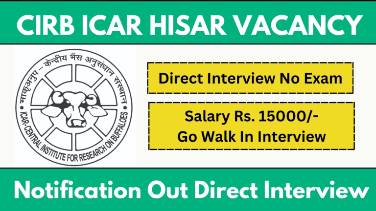 icar hisar vacancy 2024