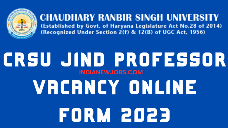 CRSU Jind Professor Bharti 2023