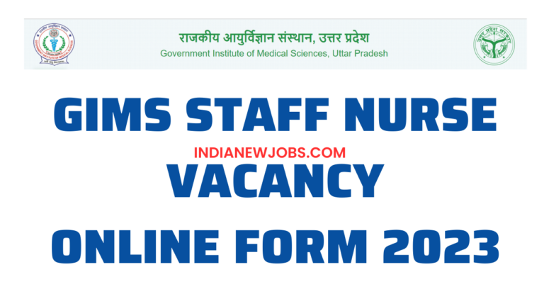 GIMS Staff Nurse Recruitment 2023