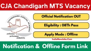 Chandigarh Judicial Academy Vacancy 2025