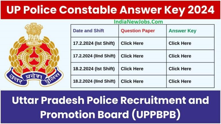 UP-Police-Constable-Answer-Key-2024-and-Question-Paper-PDF Today