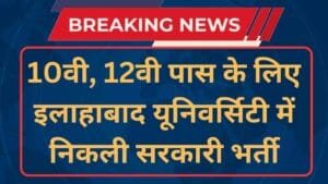 Allahabad University Non-Teaching Vacancy 2024