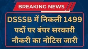 DSSSB Advt 05-2024