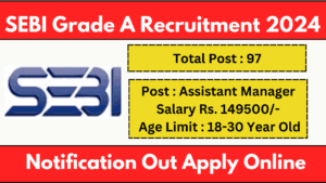 SEBI Grade A Recruitment 2024