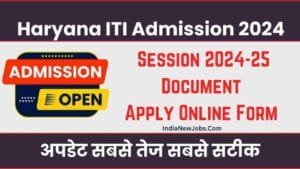 Haryana ITI Admission 2024-25