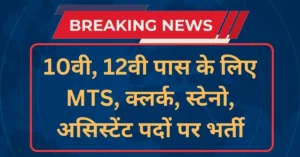 PDUNIPPD Recruitment 2024 Clerk, MTS, Assistant Various Posts Online Form