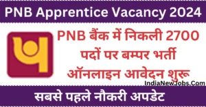 PNB Apprentice Recruitment 2024