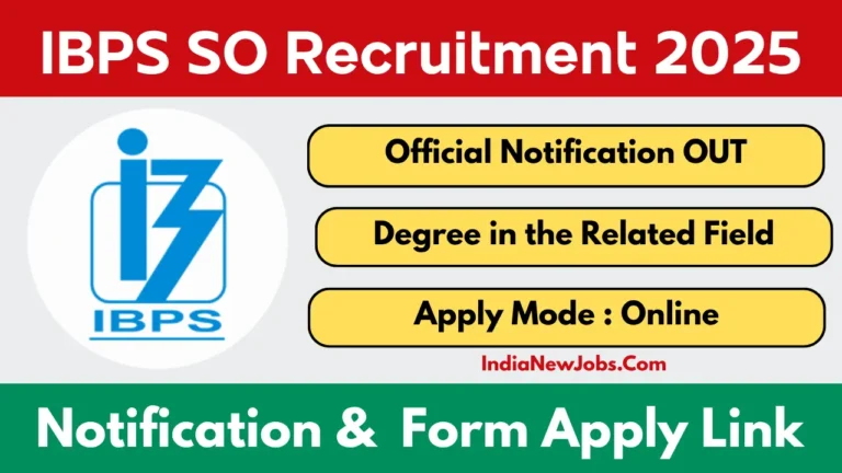 IBPS SO Recruitment 2025