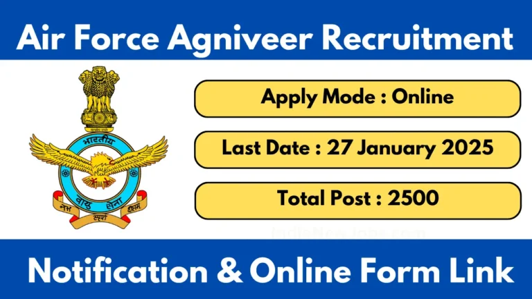 Air Force Agniveer Recruitment 2025 Apply Online Form