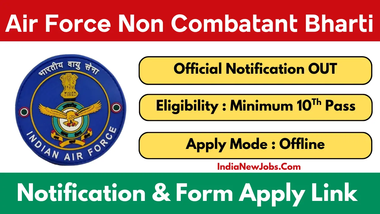 Air Force Agniveer Non Combatant Recruitment 2025 offline form