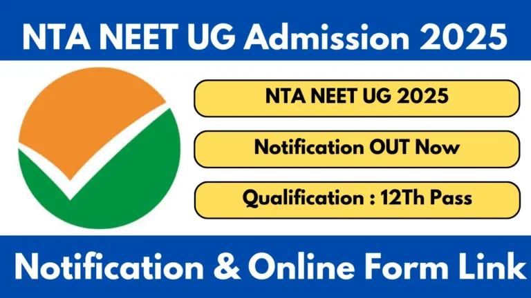 NTA NEET UG Admission 2025