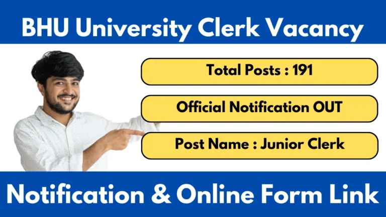 BHU Clerk Vacancy 2025