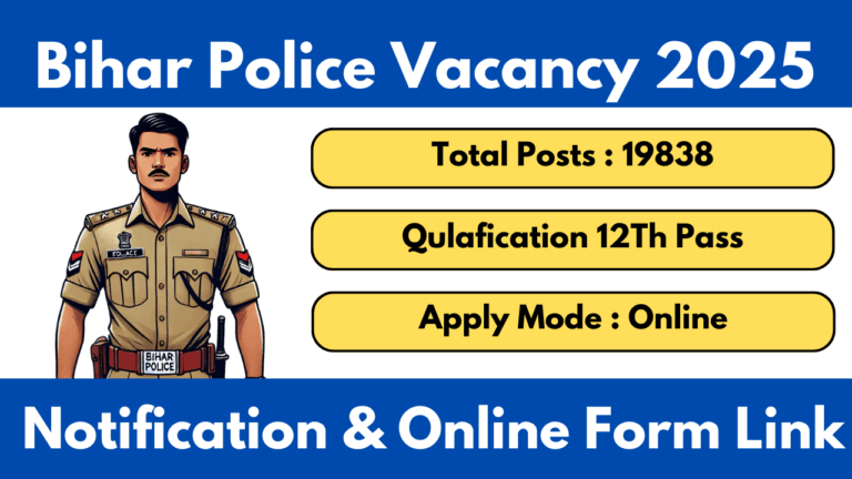 Bihar Police Vacancy 2025