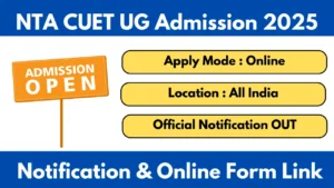 CUET UG Application Form 2025