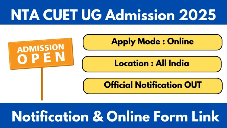 CUET UG Application Form 2025