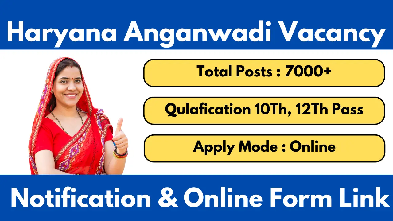 Haryana Anganwadi Vacancy 2025