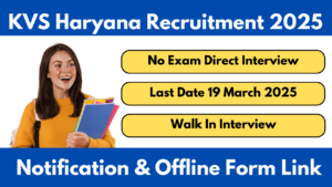 KVS Fatehabad Recruitment 2025