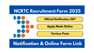 NCRTC Recruitment 2025 Notification Out for Various 72 Posts