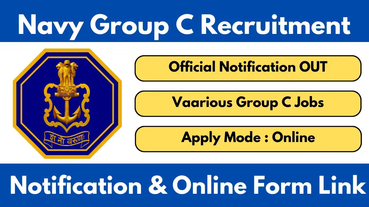 Navy Group C Recruitment 2025 [327 Post] Notification Out, Apply Online Form