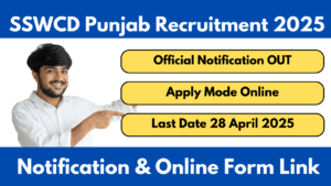 SSWCD Punjab Recruitment 2025 Notification Released and Apply Online for Various Posts